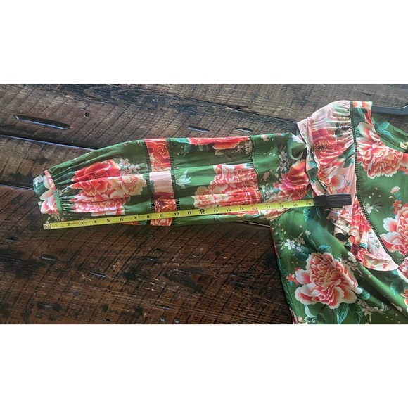 Farm Rio for Anthropologie  Elinor Floral Tunic Dress Size Medium - Picture 12 of 12